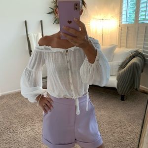 Off the shoulder top